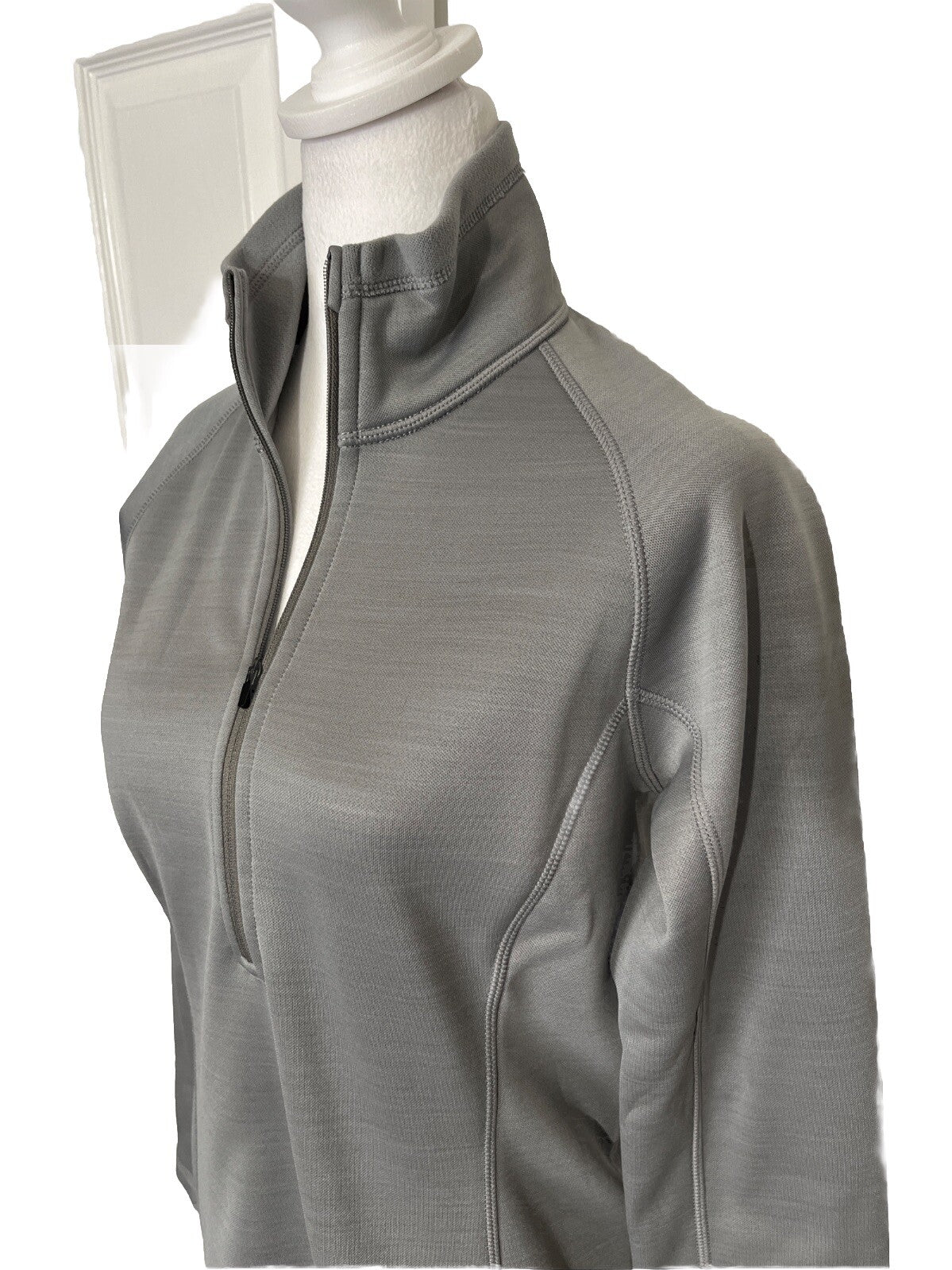 $129 STIO Women's Gannett Peak Half-Zip Fleece Pullover- Moon Dust- Medium -New