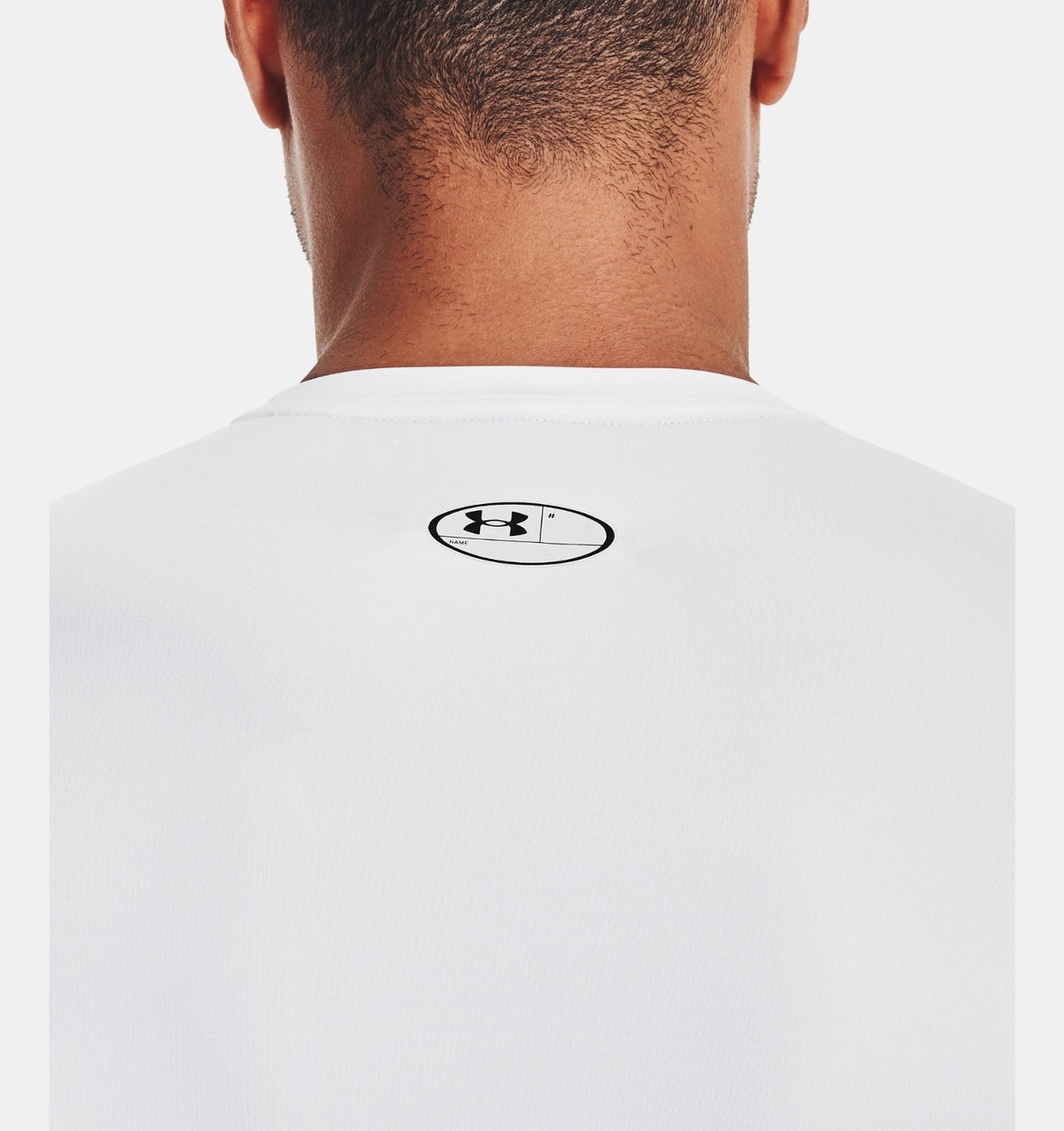 $35 Under Armour Men's HeatGear Long-Sleeve Shirt –White -Large -New With Tags