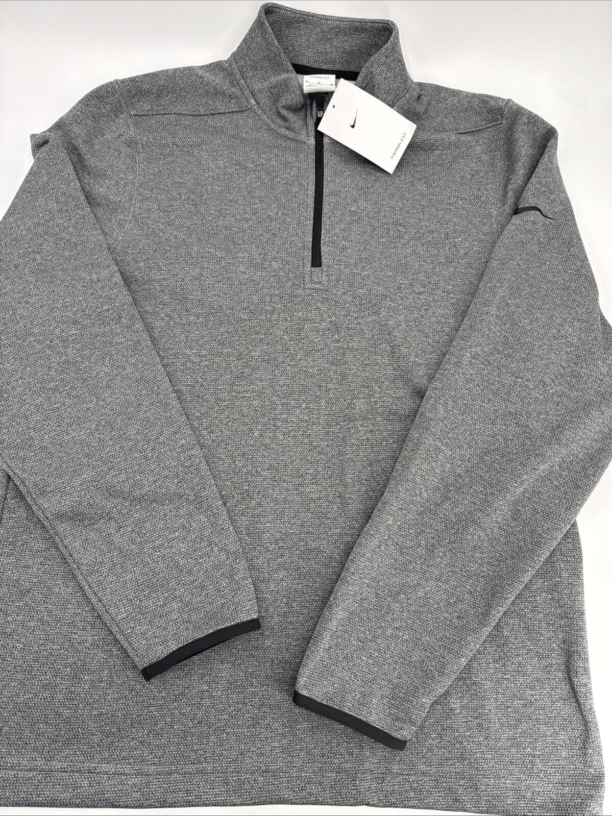 $80 Nike Men’s Golf Top Shirt 1/4 Zip Victory Pullover DN1947- Grey - Medium-New
