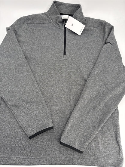 $80 Nike Men’s Golf Top Shirt 1/4 Zip Victory Pullover DN1947- Grey - Medium-New