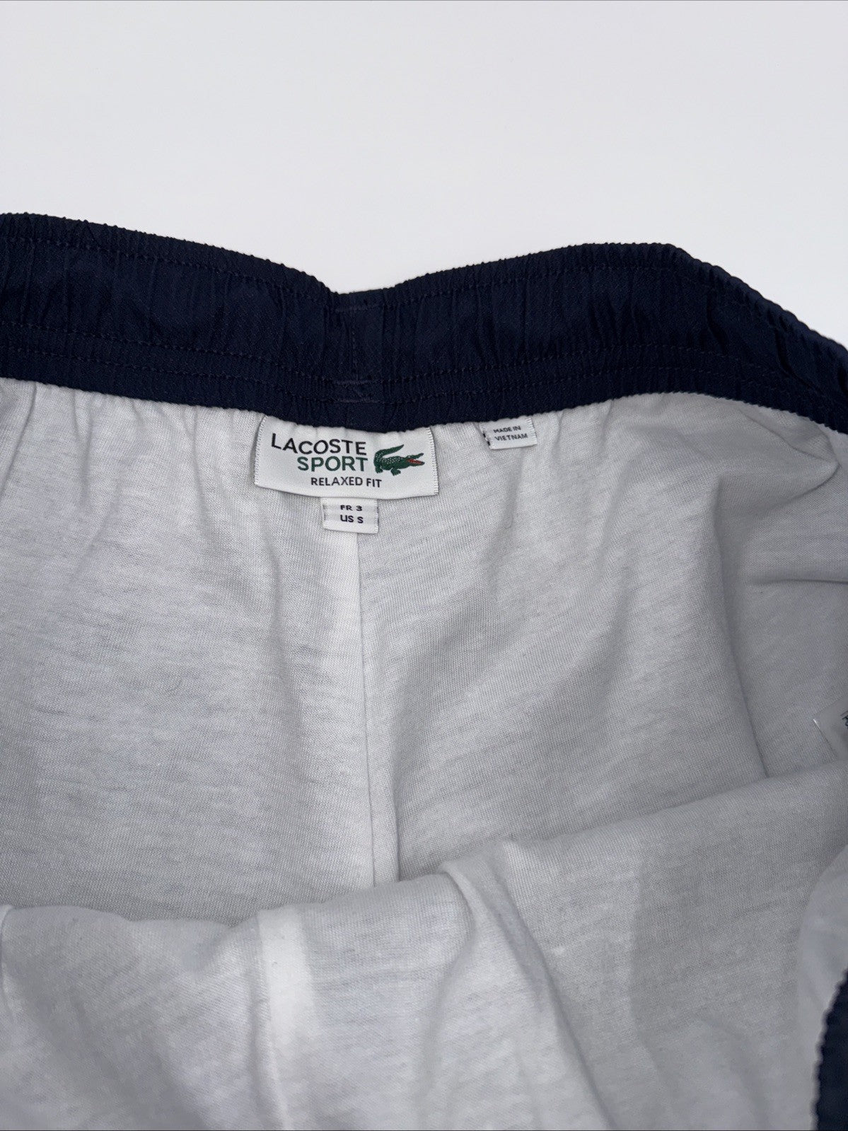 $70 Lacoste Men’s Lightweight Lined GH353T Tennis Shorts- Navy Blue- Small-  NEW