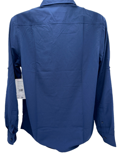 $70 Marmot Aerobora LS Shirt Men's - Arctic Navy - Medium - New With Tag