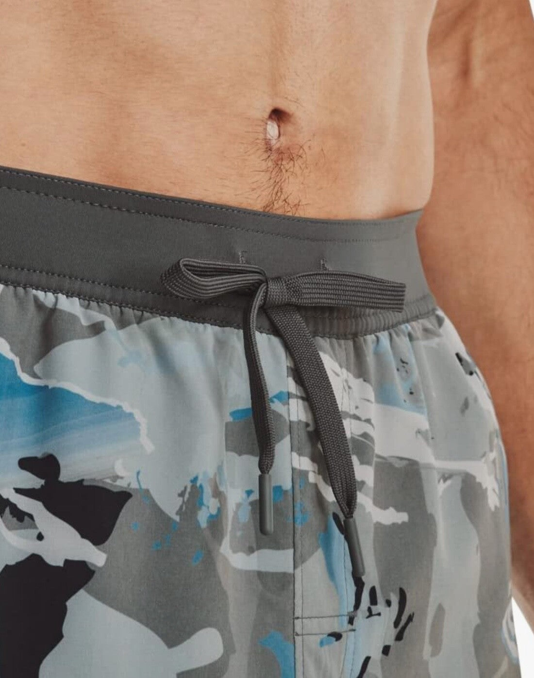 $60 Under Armour Men’s-Shorebreak Boardshort- Blue/Grey Camo- Medium-New Tag