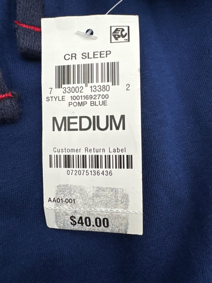 $40 Club Room Men’s Solid Pajama Pants - Pomp Blue - Medium - New With Tag