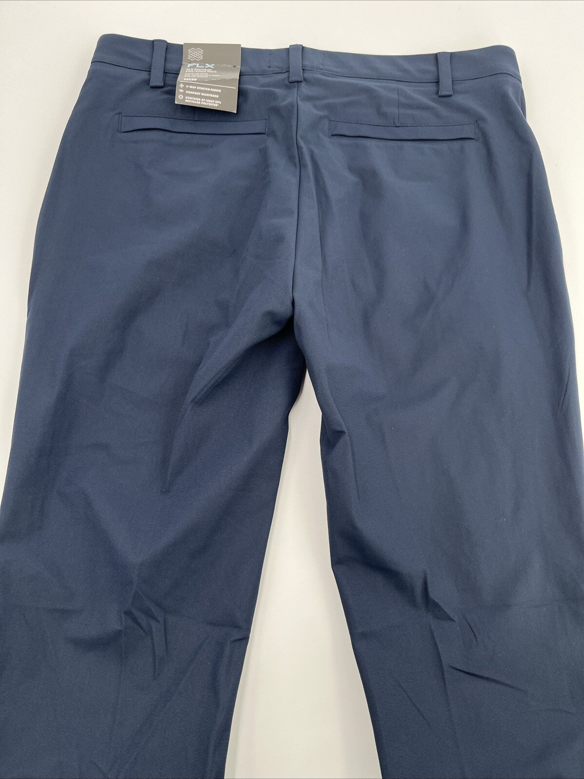 FLX Men’s Premium Slim 5 Pocket Pants- Navy- 32W 30L - New Tags