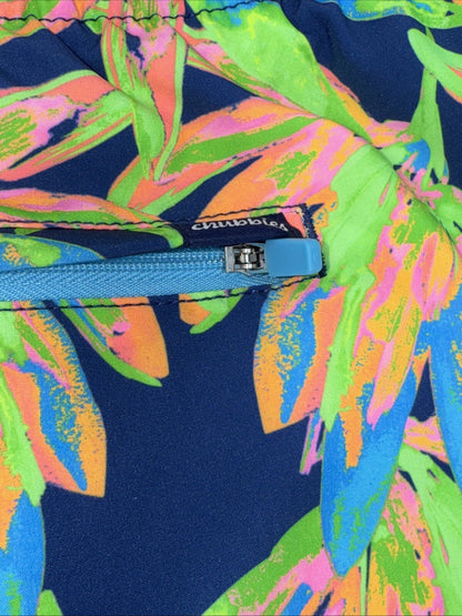 $70 Chubbies The Ocean Flowers 5.5" Inseam Swim Trunks-Multi -2XLarge -New Tag