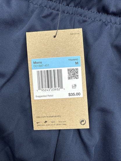 Nike Men's 6.0 Dri-FIT Versatile Shorts Training Gym DD1887- Navy - Large -New