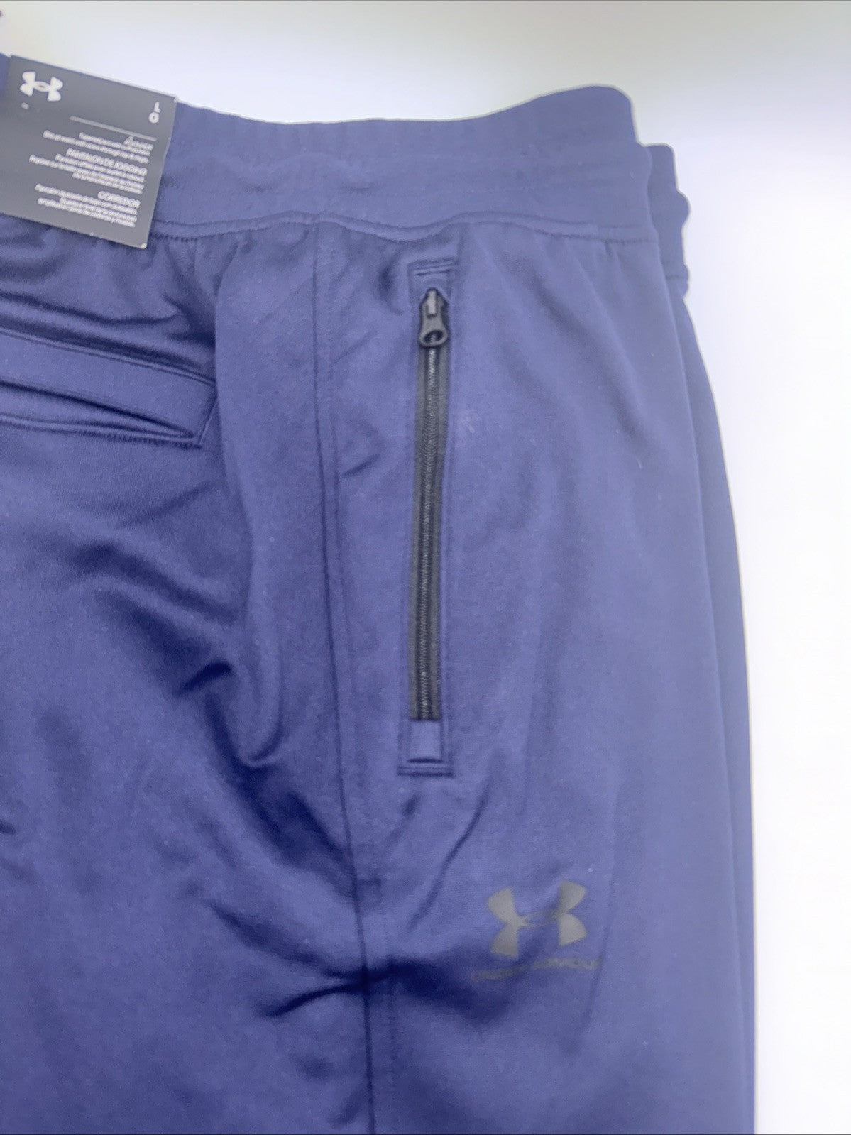 $60 Under Armour Men’s Sportstyle Tricot Jogger Pants- Navy Blue- Large- New Tag