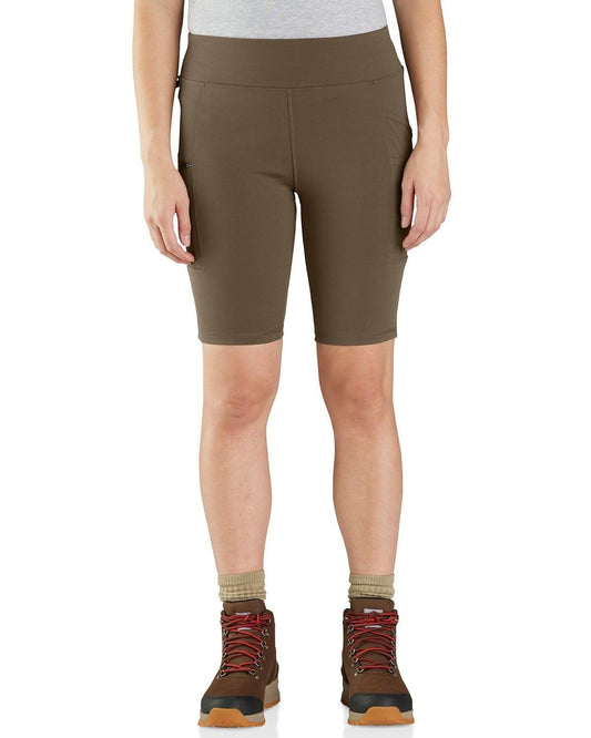 $50 Carhartt Women’s Force Fitted Utility Work Short - Brown - Medium - New Tags