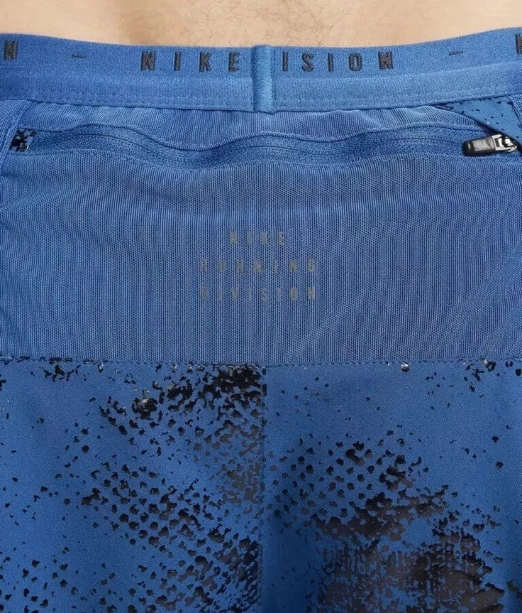 $100 Nike Men’s ADV Running Division Shorts Blue Black FN3377-476- Size: Medium