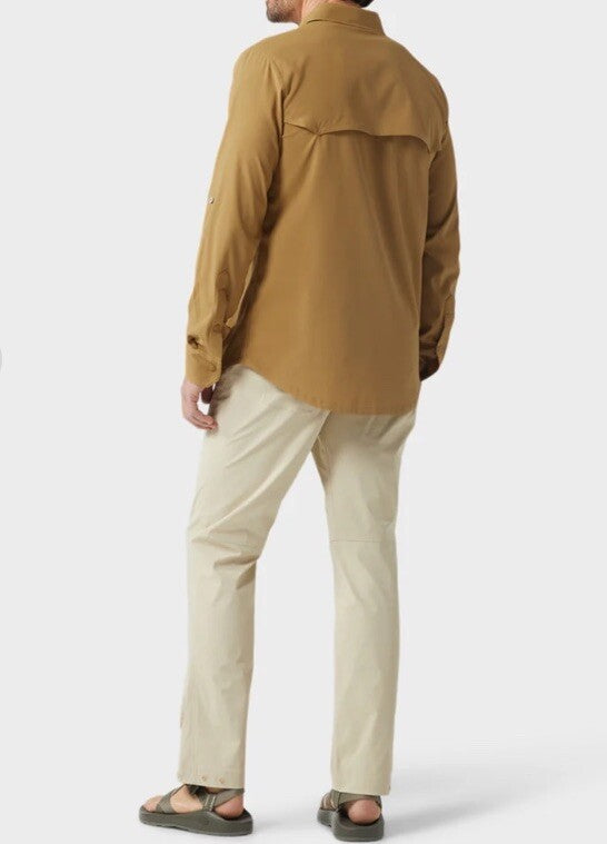 $120 Stio Men’s Hatcher Button Shirt Long Sleeve -Barren Butte -Medium-New