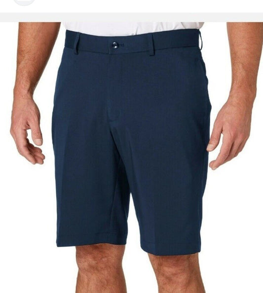 $84 Slazenger Men's Navy Golf Hydro Micro 8” Shorts-Navy Blue-Size: 32-New Tags