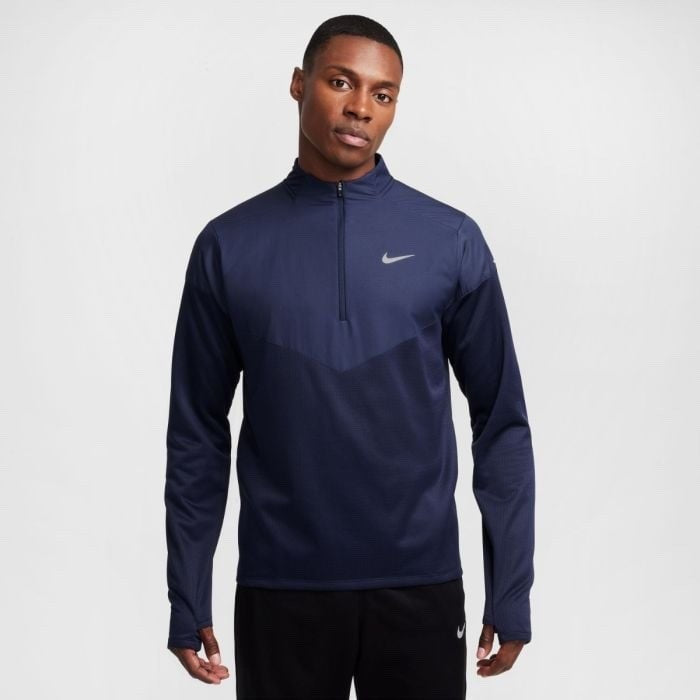 $110 Nike Men’s Therma Fit Half Zip Jacket - Blue - Large - New With Tags