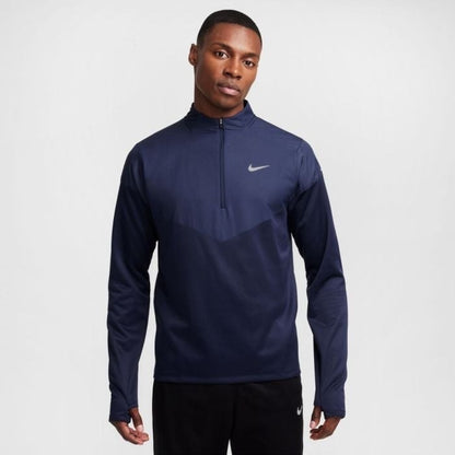 $110 Nike Men’s Therma Fit Half Zip Jacket - Blue - Large - New With Tags