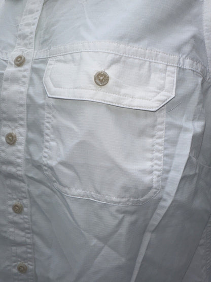 $60 Eddie Braun Women’s Mountain Ripstop Shirt - White - Medium - New with tag