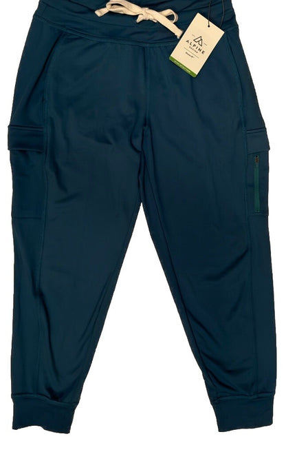 Alpine Design Women’s Field Knit Jogger Pants- Teal - Medium - New $45