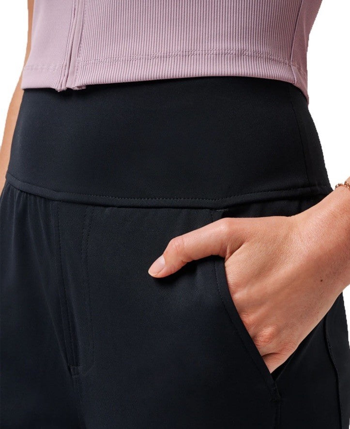 $120 TRAVIS MATHEW Women’s Moveknit Resilience Pants - Black- Large-New Tags