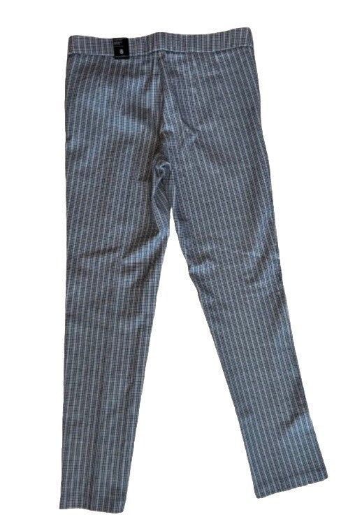 $110 Amanda & Chelsea Women's Chloe Modern Slim Leg Pants-Plaid- Size 8