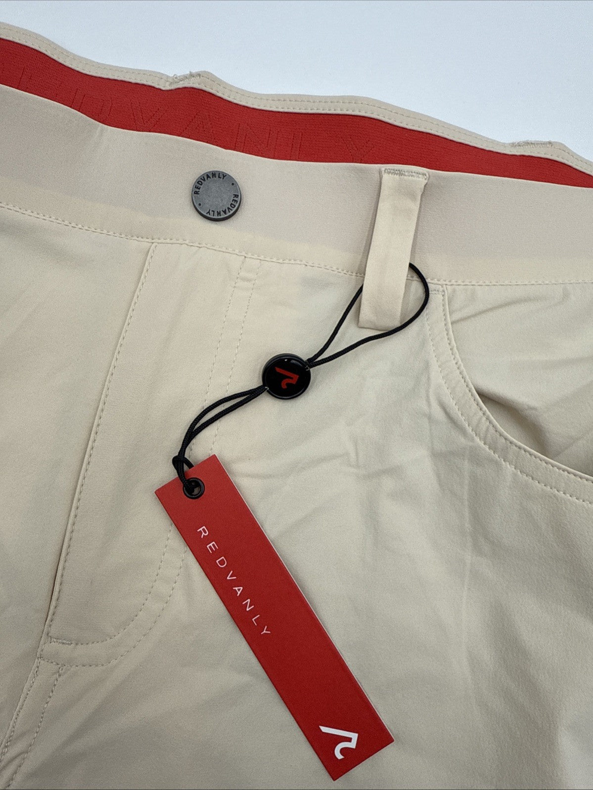 $140 Redvanly Men’s Kent Golf Pants -Macadamia - XLarge- 32”Inseam- New Tags