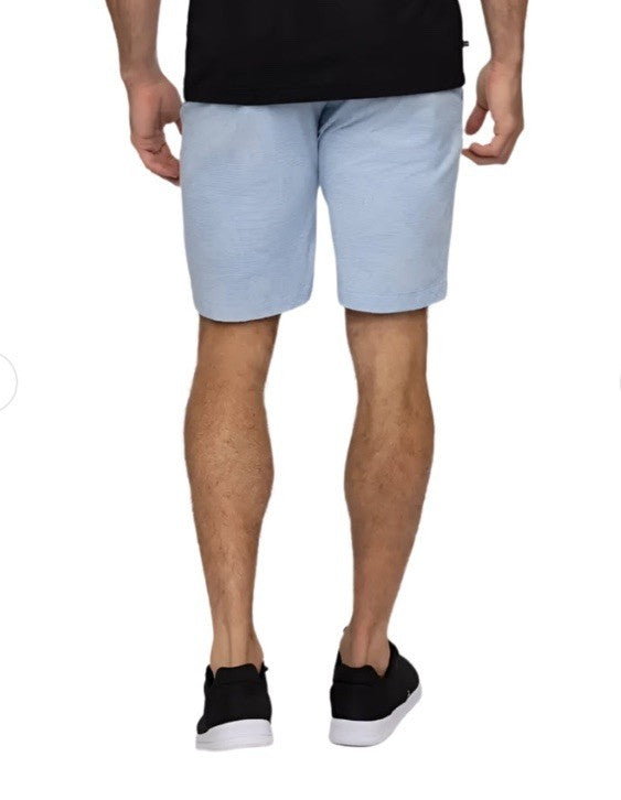 $95 Travis Mathew Men’s Street Art Tropical Print Golf Shorts-Blue- Size: 35-New