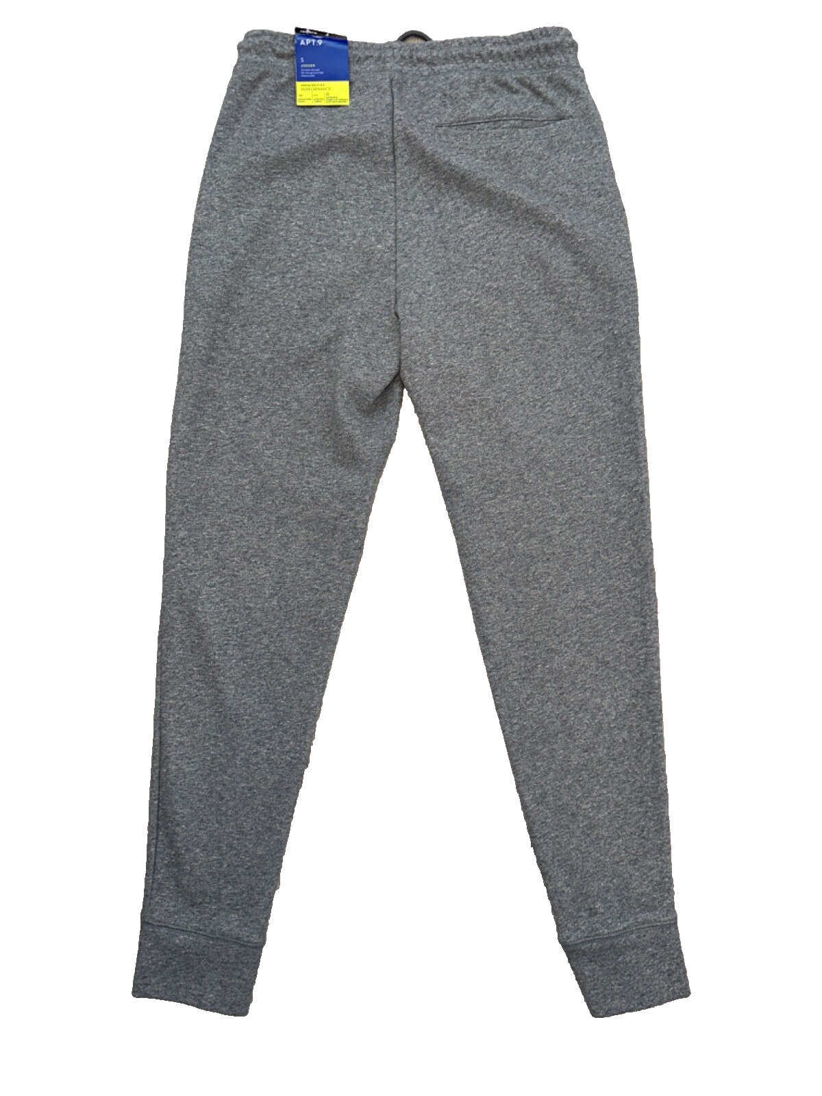 $40 Apt 9 Men’s Knit Jogger Pants - Burnt Coals Grey - Small - New With Tags