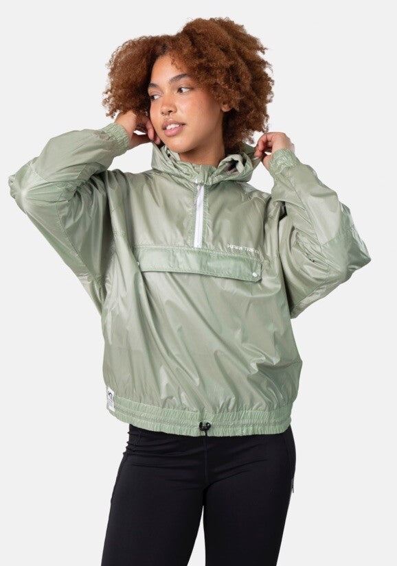 $120 Kari Traa Women’s Pauline Jacket Rain/Run Training-Slate Green- Medium- New