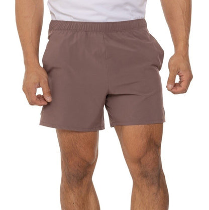 ASICS Men’s Athletic 5" Woven Unlined Shorts- Peppercorn- Size: Medium -New