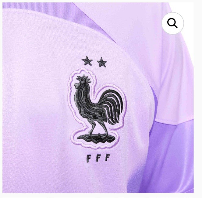 $95 Nike Men’s France Goalkeeper Soccer Jersey FFF DN0664-581-Purple-2XLarge-New