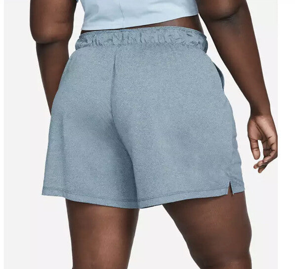Nike Women’s Dry Fit Attack Shorts Running Training - L/Blue -2XLarge-New