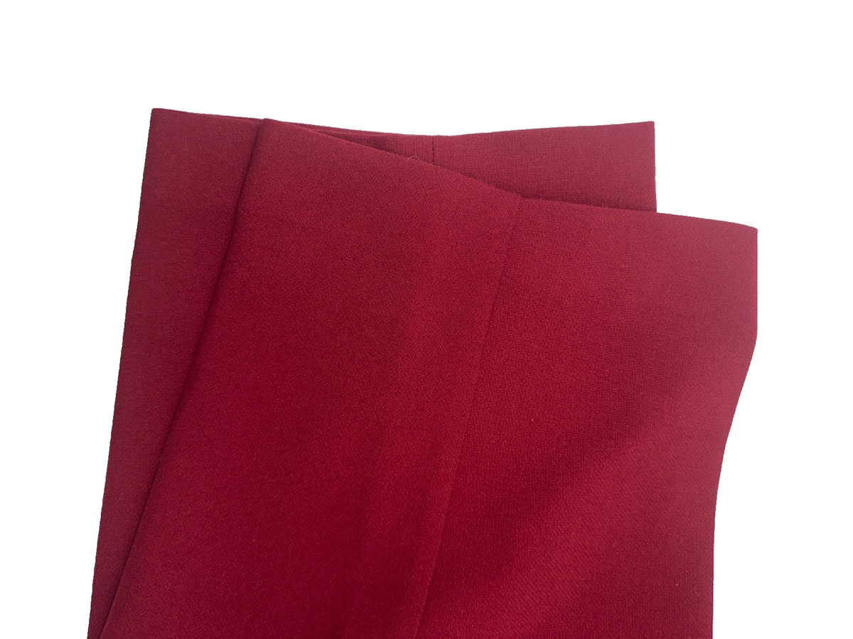 $275 Bogner Women's Fabia Pleated Pants - Bordeaux - Large - New With Tag