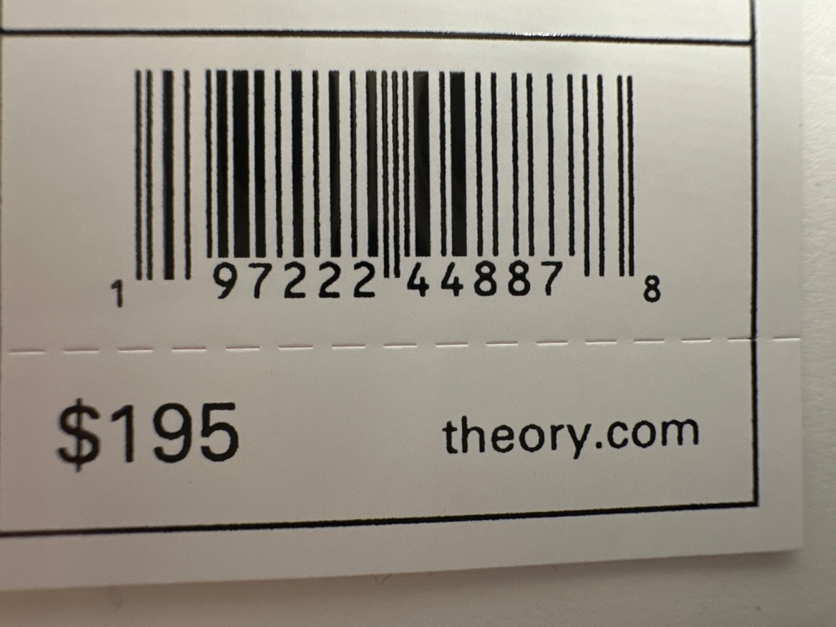 $195 Theory Men’s Sylvain O Button Down Shirt - Eclipse - Medium - New With Tag
