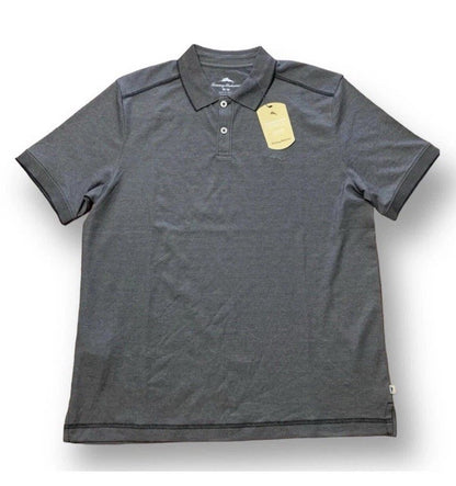 $110 Tommy Bahama Men’s Summer Fishing Polo Shirt ST226364MA-Black-Medium-New
