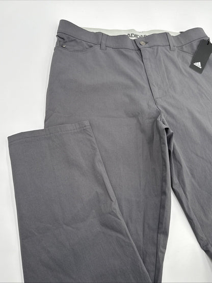$80 ADIDAS Men's Ultimate 365  5-Pocket Tapered Golf Pants-Grey 5 -36W 30L-New