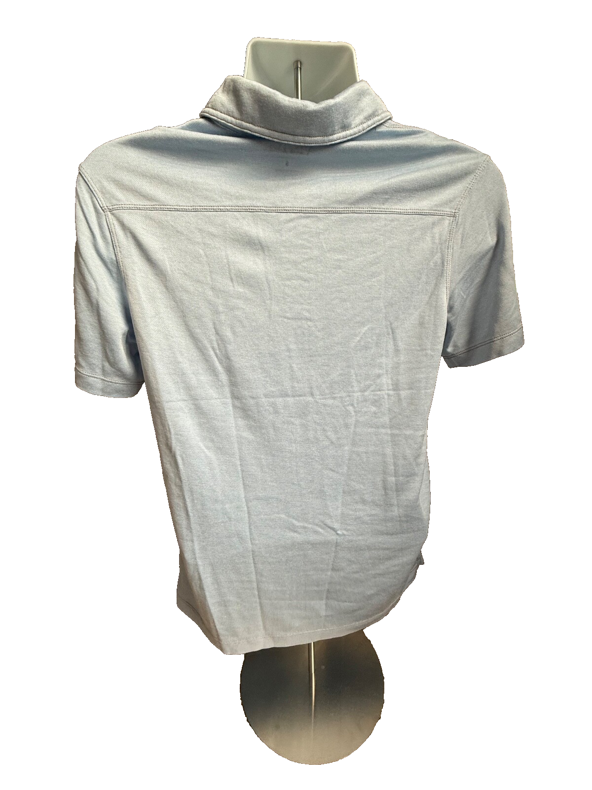 $79 Visitor Premium Men’s-Polo Shirt- Sky Blue- Small- New Tag