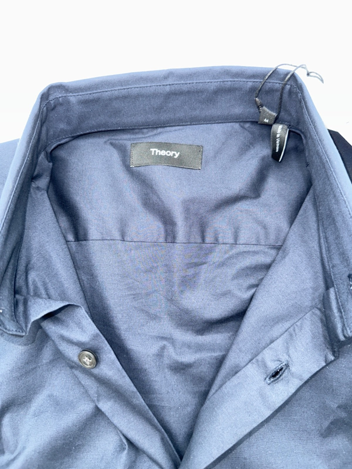 $195 Theory Men’s Sylvain O Button Down Shirt - Eclipse - Medium - New With Tag
