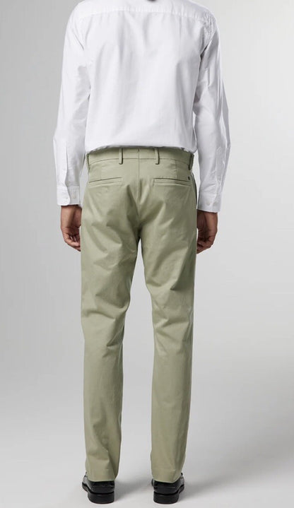 $230 No Nationality NNo7 Men’s Theo Regular Fit Organic Cotton Oil Green 29Wx32L