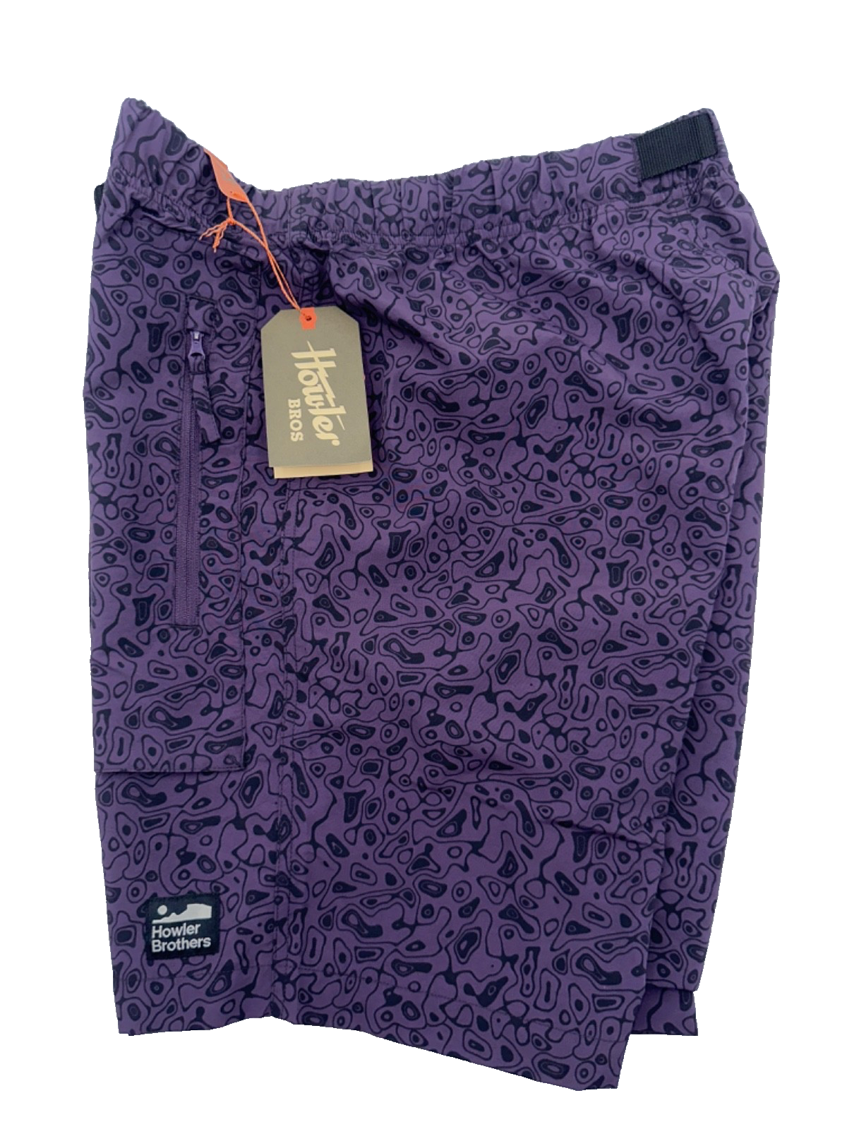 $65 Howler Brothers Men’s Pedernales Short - Grape Jelly - Size 34 - New