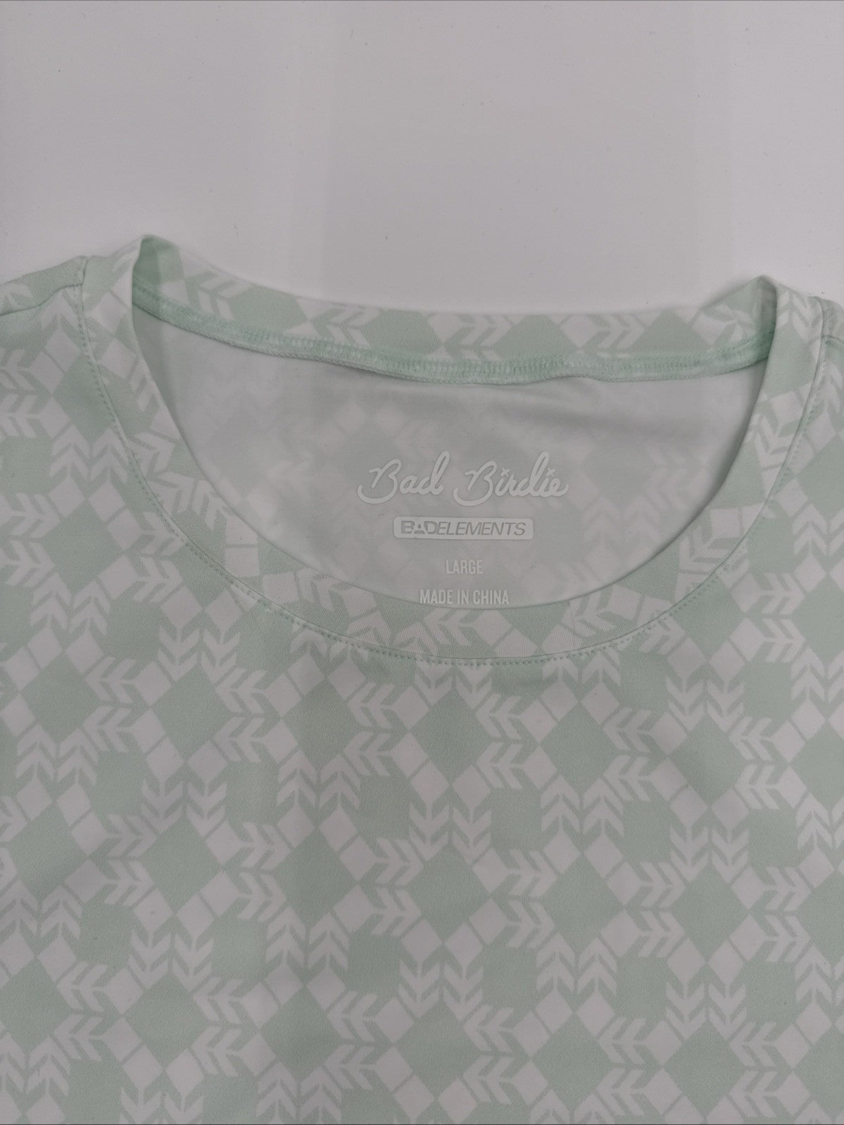 $78 Bad Birdie Women’s Cooling Long Sleeve Crew Shirt Athletic-Saguaro-Large-NWT