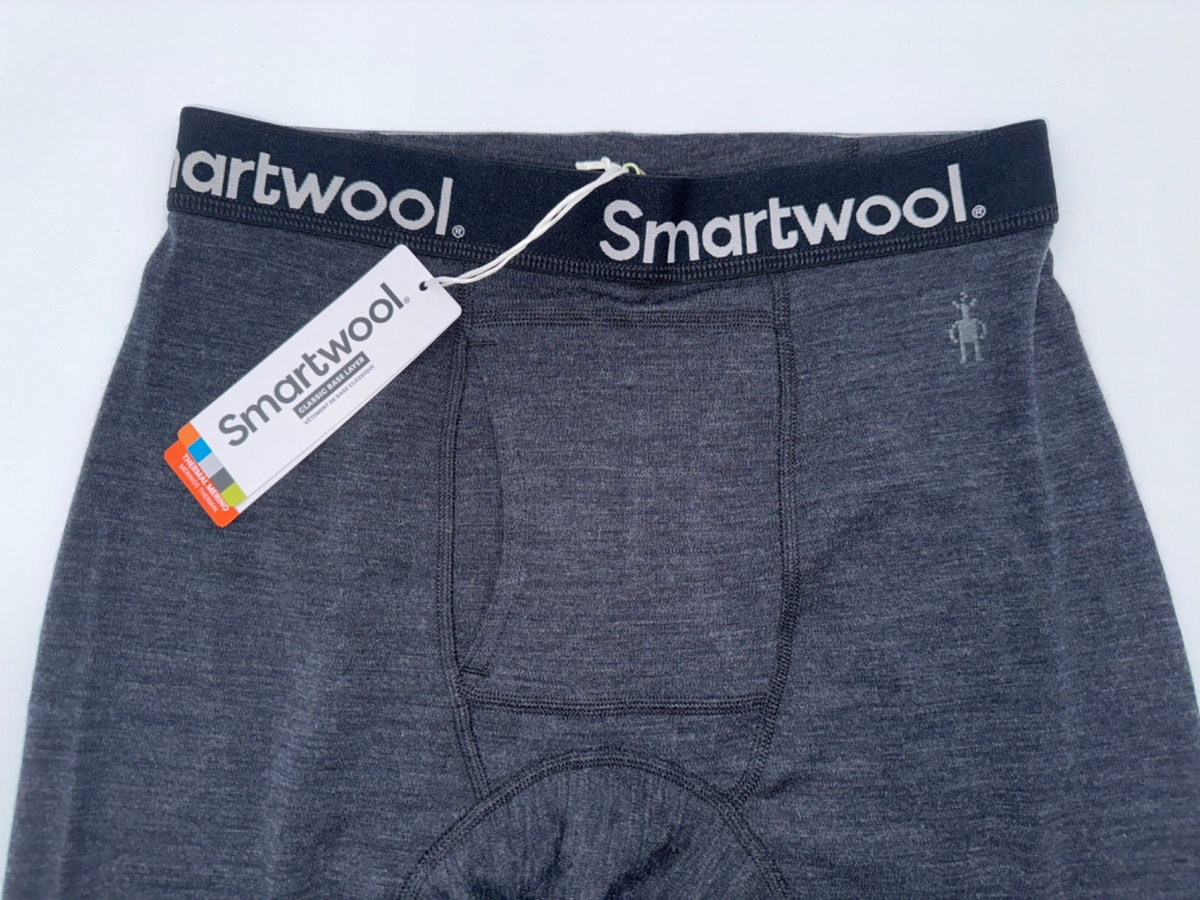 $115 Smartwool Men's Classic Thermal Base Layer - Charcoal Heather - Small-New