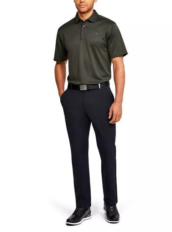 $70 Under Armor Men’s Wicking Golf Flat Tech Pants -Black - Size: 32W 30L - New