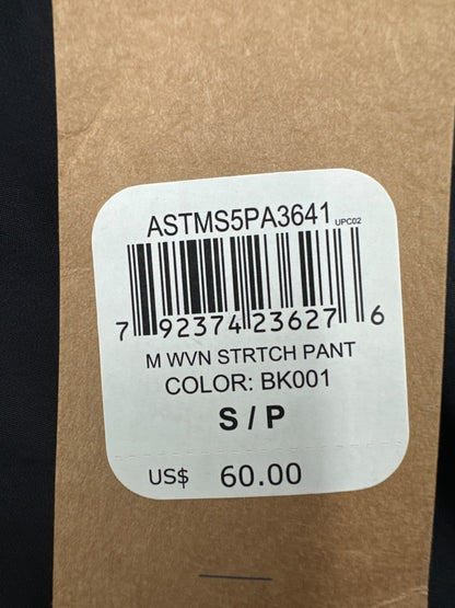 $60 Asics Men’s Woven Cargo Jogger Pants - Black - Small - New With Tag