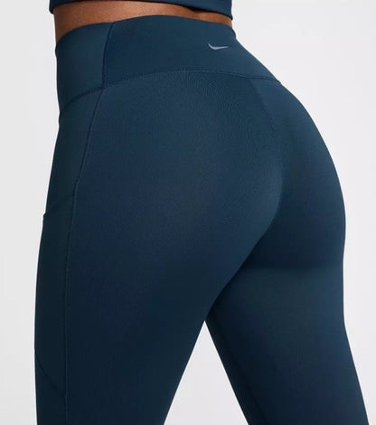 $60 Nike Women's Training Leggings - FN3241478 - Teal - Medium - New With Tags