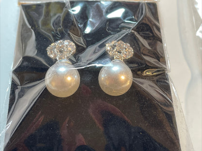 Combo Lot 3 PCs Studio His & Hers WEDDING Set: EARRING - HAIR COMB - Bracelet