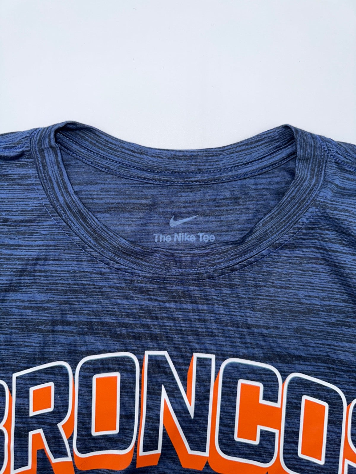 $42 Nike Men’s Denver Broncos Velocity Dri Fit T Shirt - Navy - Small - New Tag