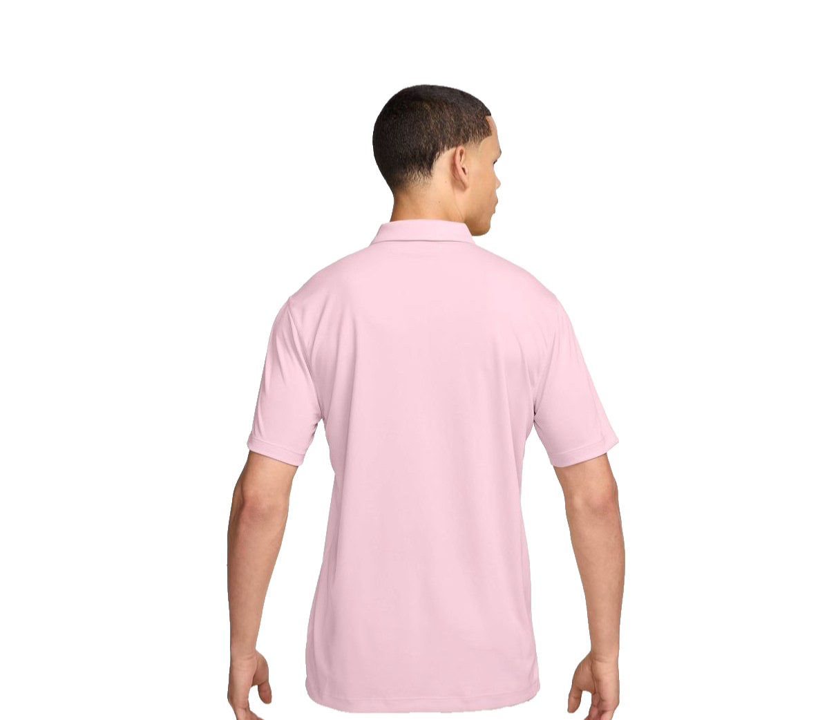 $50 Nike Men's Dri-FIT Short Sleeve Golf Polo Shirt - Pink Foam - Large - New