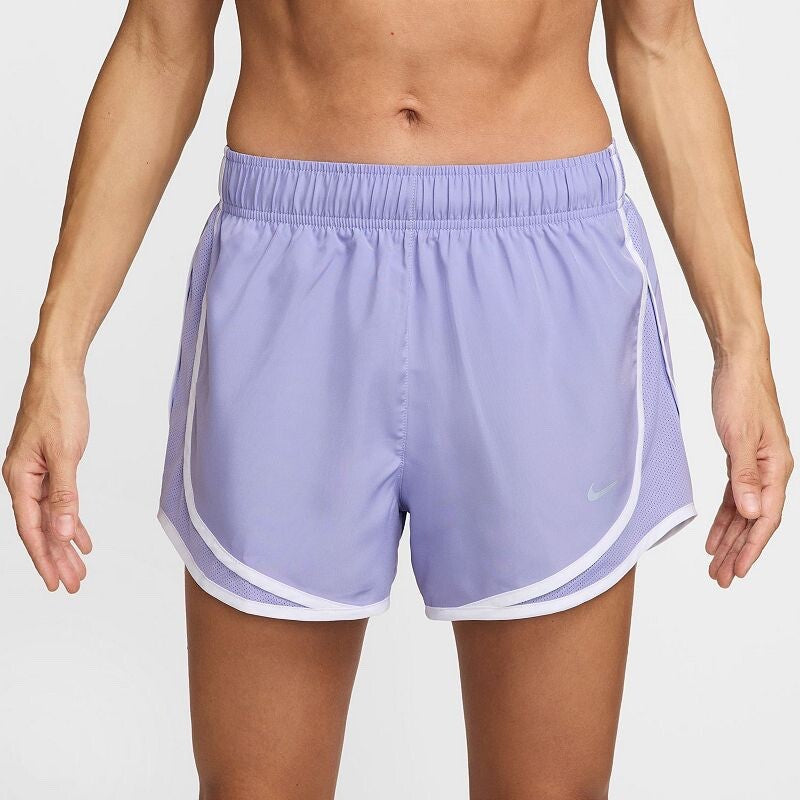 $32 Nike Women's Dri-FIT Tempo Mid-Rise Running Shorts 3” - Lilac Ice - Small