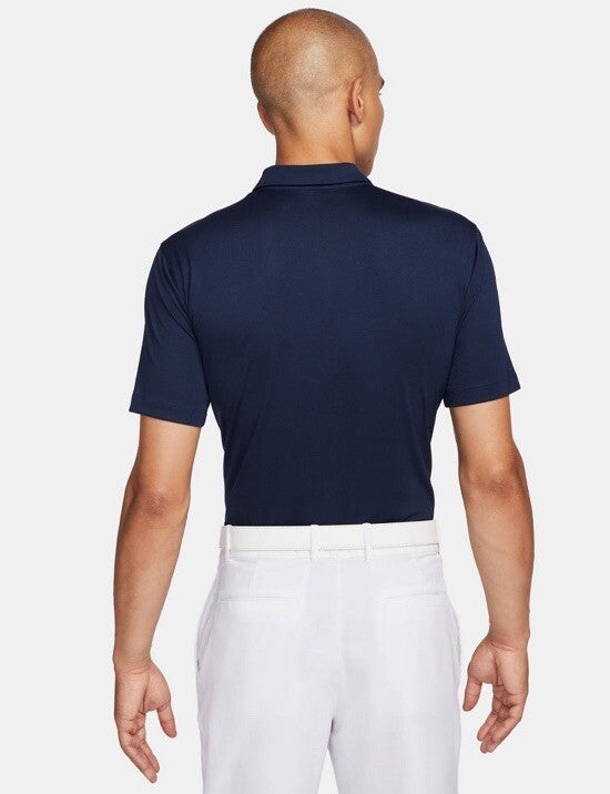 $50 Nike Men's Dri-FIT Golf Polo Shirt FZ5646 - Navy Obsidian- Medium - New Tags