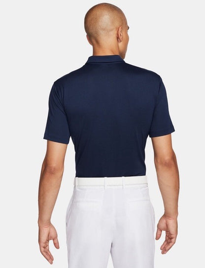 $50 Nike Men's Dri-FIT Golf Polo Shirt FZ5646 - Navy Obsidian- Medium - New Tags