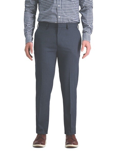 Haggar Men’s Perfect Fit Comfort Straight Slim Fit Dress Pants- Ink - 32Wx34L