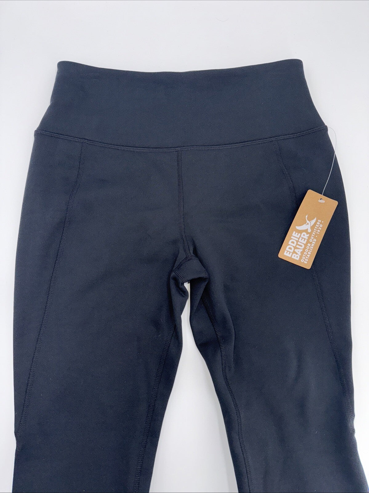 $109 Eddie Bauer Women’s Glacier Peak Tight Warm Pant-Black-Medium-New Tags